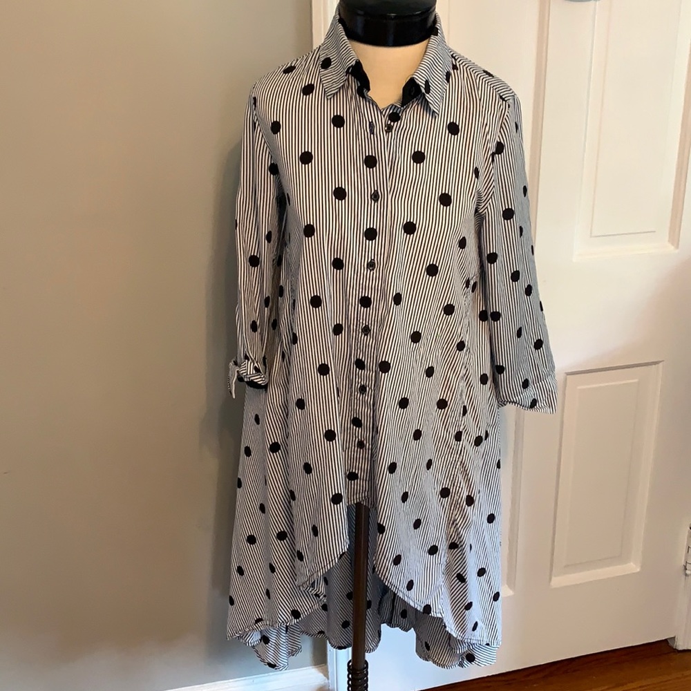 Super cute polka dot tunic